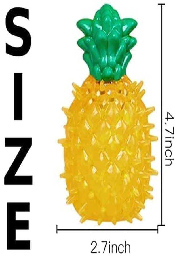 Smart Pups Squeaky Pine Apple Teething Toys for Dogs Color May Very Pack of 1 pcs - Image 2